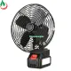 Quạt 8 inch dùng pin Makita 18V có đảo chiều 2 cấp độ gió 2 cổng USB. 