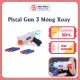 Đồ Chơi Trẻ Em Phụt Xốp Neft PISTOL GUN 3 NÒNG XOAY - Nhựa ABS An Toàn Với Trẻ Em. 