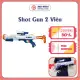 Đồ Chơi Trẻ Em Phóng Xốp Neft Cỡ Lớn SHOTGUN 2 VIÊN - Nhựa ABS Bền - 2 Màu Xanh Dương + Trắng. 
