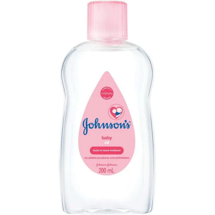 Date T6-24 Dầu mát xa dưỡng ẩm Johnson's baby oil pink 200ml