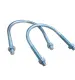 [CÙM UBOLT] M8 cùm Ubolt Cùm U sắt mạ niken, đai xiết định vị giữ ống PVC chữ U cố định hệ thống ống dân dụng & công nghiệp. 
