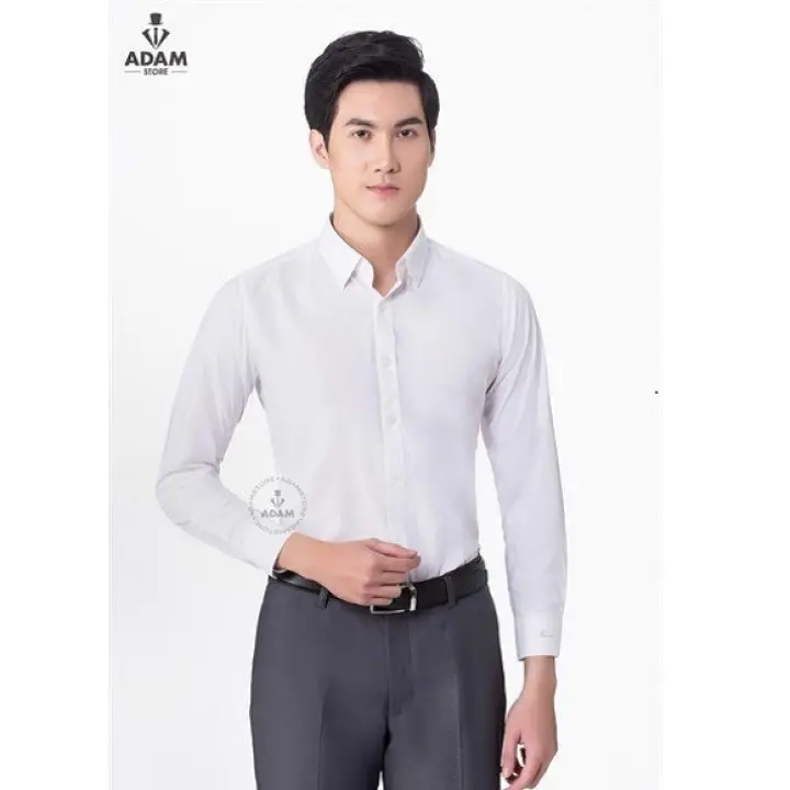 Áo sơ mi nam chân cổ xanh SMBB01