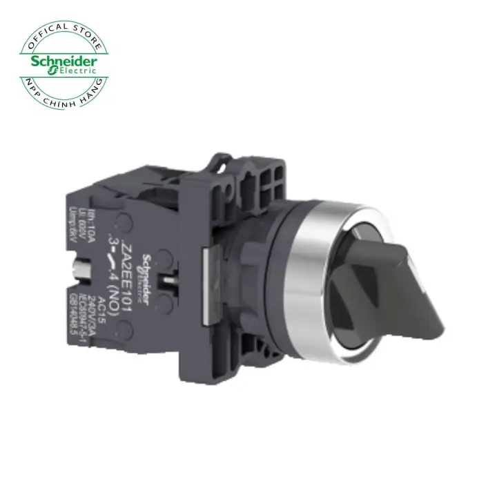 XA2ED33 - Công Tắc 3 Vị Trí XA2 - Tay Vặn Ngắn 2NO Schneider