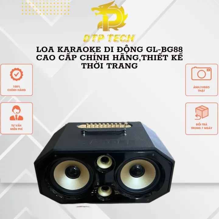 Loa Karaoke Di Động GL-BG88 Cao Cấp Chính Hãng,Thiết Kế Thời Trang