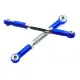 [COD][Free shipping] 2Pcs Metal Adjustable Steering Linkage Servo Link Pull Rod for Traxxas Slash 4X4 5807 HQ727 1/10 RC Car Upgraded Parts. 
