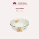 Bộ bát đĩa thờ cúng hoa mặt trời vẽ hoa mai vàng cao cấp Bát Tràng - Bộ 7 và 15 món. 