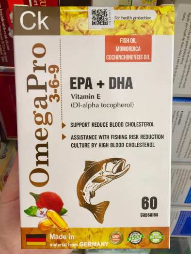 Bổ mắt Omega Pro 3,6,9 lọ 60 viên (uống 2 tháng) - Chăm sóc mắt |  VitaminDep.com