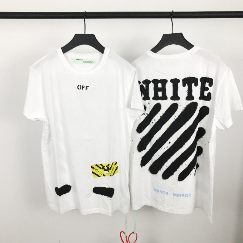 [XY]OFF-WHITE Heavy T-Shirt - Oversize Off White Heavy