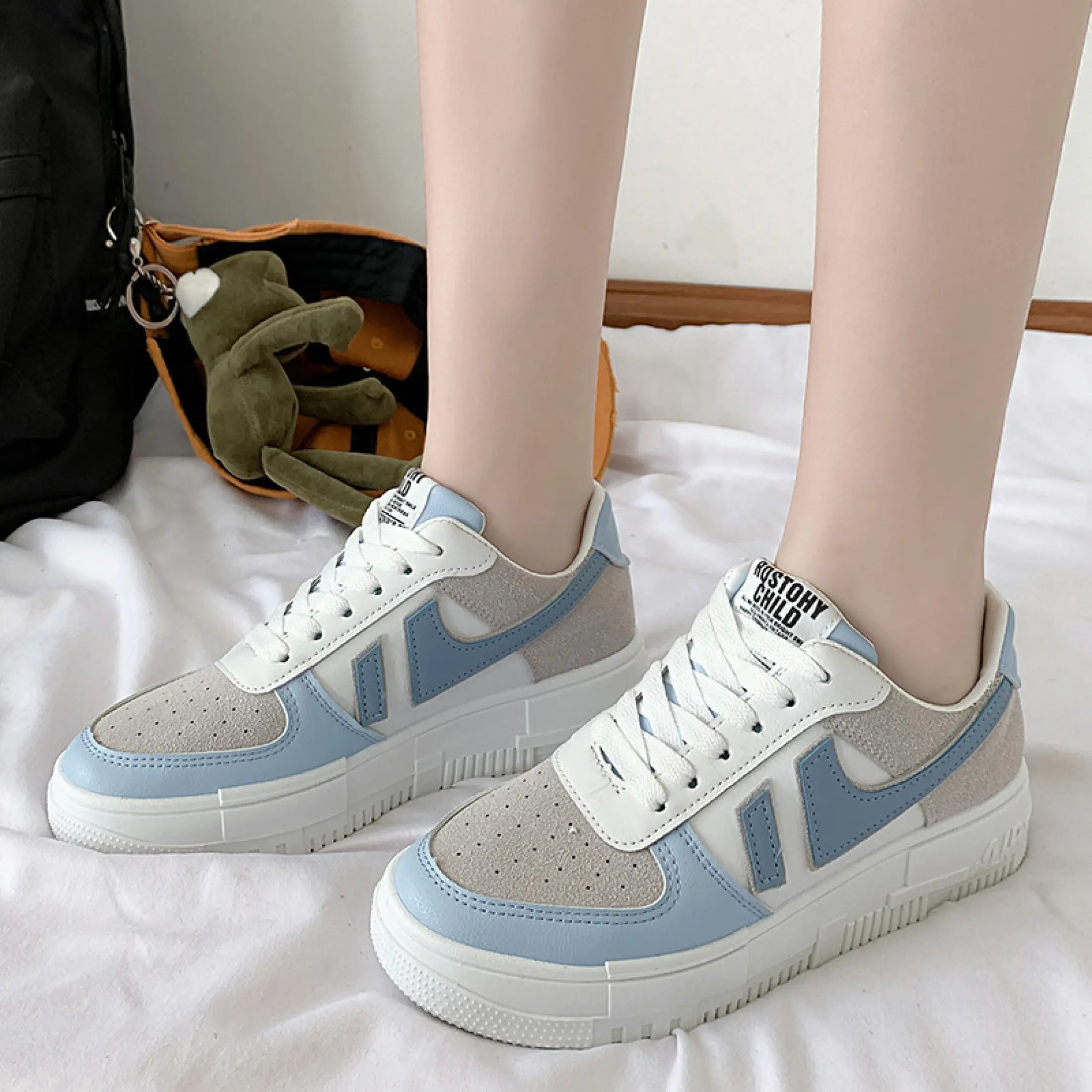 Giày thể thao nữ New AIR đế độn 4cm siêu đẹp, êm chân mẫu mới nhất 2022 hot trend, giày sneaker nữ đi học giá rẻ, giày bata nữ đẹp phong cách thời trang